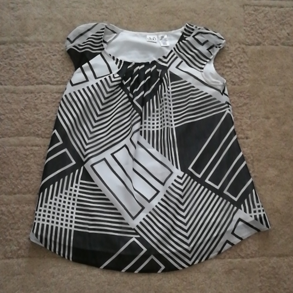 Duo Maternity Short Sleeve Blouse size small